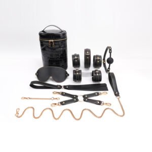 Sex toys bondage sets collars handcuffs leather training adult SM