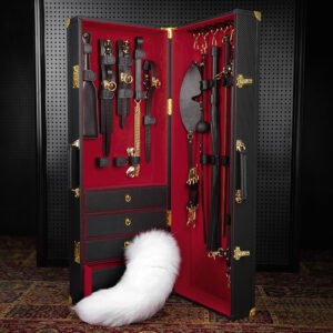 Cowhide Leather luxury bondage restraint set adult products