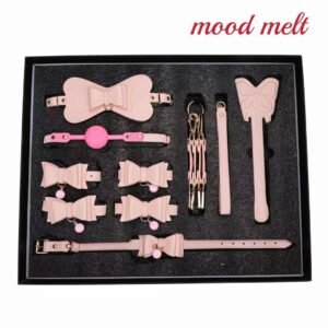 Butterfly Bondage Luxury Leather Gift Box Sex Toy 9-Piece Set SM Erotic